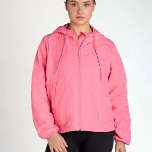 Avia Women's Vibrant Pink Puffer Jacket